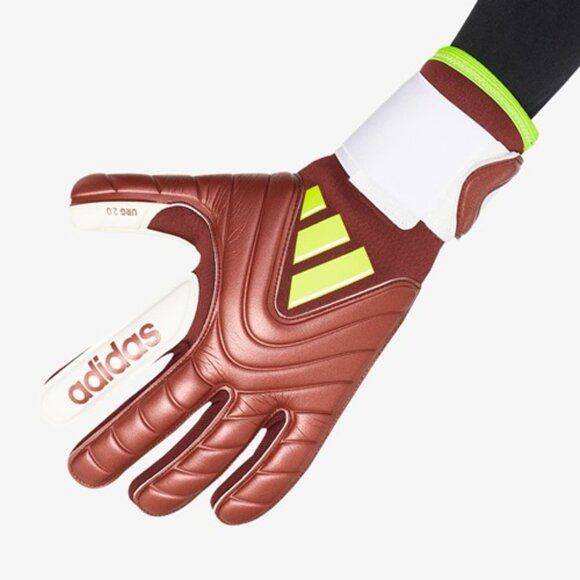NEW IN BOX Adidas Copa Pro GK Gloves Shadow Red/White/Solar Yellow $150 SZ 8.5 - Picture 3 of 3